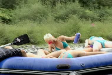 Raft Trip Massacre - Raft Trip Massacre
Time: 12:57 minutes
Starring: Missy Chloe Paisley Stacy Love 
This video features: machinegun multigirl postmortem_sex	




4 girls and 2 guys are on a rafting trip, drunk and in party mode. It promises to be a wild time--were they ever to make it to shore alive.
But...

A serial stalker has been watching them and now he makes his move. Standing on the shoreline, he unloads his AK-47 into the raft and the unsuspecting occupants.

Later, he pulls the raft to the shore and removes the girl he was after. As he takes her into the woods he visualized the slaughter of the rafters from different perspectives.

Finally, he reaches a good spot. He lays her on the ground, flips her over and has his way with her dead body.

Satisfied, he leaves her and her friends in the raft for the coyotes to feast on later.