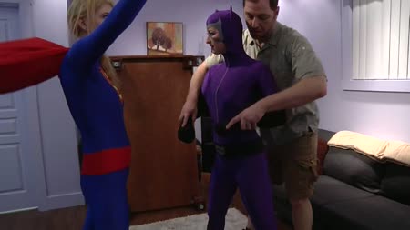 PKF Studios - Supergirl and Catwoman get Timestopped