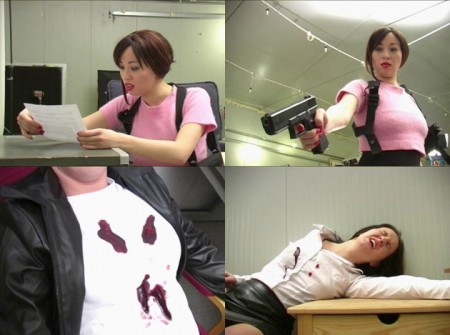 SHADOWCASTER - A new assignment is waiting for kumi but she refuses to do it. She decides to shoot her boss and the secretary.

starring: kumi, sammie and annabelle
theme: handgun
excellent f/x!

run time: 04:13 minutes
file size: 163 mb 	format: .Mpeg
category: shooting