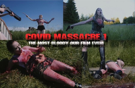 COVID MASSACRE 1 BLOODBULLETS - COVID MASSACRE
Part 1
BLOODY AND BULLETS
Special Price This Week!
The Regular Price 35$!
CUSTOM
SENSATION!!!
Absolutely New Level of Shooting!
THE MOST HIGH BUDGET PROJECT IN DARKROOMS HISTORY FOR ABOUT 6 YEARS!

PROFESSION CREW OF FILMAKERS FROM MAINSTREAM PRODUCTION WAS INVITED  

6 VERY GORY REALISTIC MURDERS!
*All scenes were done with plenty of make up bloody effects*
25+ LITRES OF BLOOD WAS USED! 
NEW LEVEL OF SHOOTING TO THE CHEST  BLOOD IS SPLASHING TO ALL SIDES!
VAGINA WAS SHOT OUT FROM THE BODY WITH HANDGUN!
NEW LEVEL OF HEADSHOTS  BRAINS OUT!
The crew of pyrotechnics were invited!! REAL EXPLOSIONS! 
THE SCENES INCLUDED OF HEAD EXPLOATED, GUTS, ARM AND LEG LOST!
6 AMAZING GORY DEATHS!!!!!

Fetish Elements
Six models are doing makeup and finishing clothes（Give some close-up）When the models were finished， the camera crew called them over.

The movie producer is watching the news from COVID 19 on his cell phone

Filmmaker asked the models to look at the video they had shot earlier. He complimaented the models, saying,''Girls you've done a great job. This time is gonna be like the last time."

Six models came over, and in the middle of the conversation, the secne from reality into the screen.



Scene 2:A game of life and death for a pair of partners begins

(Louisa and Angelina)(Yana and Judi)(Alice and Mira)

Louise looked at the sky and said to Angelina who was sleeping, "get up, it's time to go to the game

Ag said with a look of disdain:'' let's wait until the two groups are finished, let's wait.

Louise said,'' are you crazy? you're the worst shot here. They'll find us first. Let them 2 groups come together you look your little physique who can you fight?

Ag understands herself, so the two people begin to act.......

In another group, Alice and Mira are already on the move, they run fast and looking for there two groups.

Yana & Judi seemed very relaxed at this time, rely on a wall as their shelter

Yana took the barrel of her gun and poked at Judi's body. J said"can you concentrate a little bit, we don't know how to die after a while.''

Yana curled her mouth and said, it's all right, wait until they fight."

At this time，louise and Angelina have secretly come to the side of Yana and Judi. When Angelina found that the two girls had not noticed her, she sneaked into the rear of the two girls

Before Angelina made her move, Louise tried to stop her, but Angelina wouldn't listen. Louise is very helpless, she can only stay in place, observe the situation around.

At this time Alice and Mira also came near the battle. Mira spots Angelina closing in on Judi and Yana. Mira wants to act on her own, kill 3 people. But Alice said,"Mira you look around. There must be someone else."

This time Angelina has secretly come to the back of Yana, Angelina took her gun, put the barrel on the top of Yana's Pussy. BOOM B B B! The gun was powerful and scary, and the bullet went in form Yana's Pussy and out from her head......In the moment of being shot, Yana has a very tragic scream. The blood was gushing down from Yana's vagina wildly, and also from her head. And Yana die, very cruel, her body unconscious convulsions and spurting blood at the same time.

Angelina, who had been sprayed with blood, was very happy to see that she had killed someone, and she pointed the gun at Judi. Angelina threatened Judi with a gun, Judi had no choice just put her gun down.

Angelina laughed, feeling that the battle was nothing more than that, so she aimed at Judi and fired. But there was no bullet in the gun, and Angelina was surprised. Judi quickly picked up her shotgun and fired wildly at Angelina.

Angelina's body was shot into a sieve(her upper body was beaten to pieces. body was beaten and the flesh was flying.) Angelina's organs in her chest and abdomen were shout out by shotgun. When Angelina fell to the ground, Judi shot again, and Angelina's uterus flew out.

Louise saw the tragic death of Angelina, involuntarily covered her face and said," fuck, how can there be such a stupid teammate...

Louise picked up the gun and aimed it at Judi. But before Louise could fire, a bullet hole appeared in Louise's chest. Blood spewing out uncontrollably. But L no time to suffer. She had to find out who had hit her. Unfortunately, she got another shot in the chest. This shoot makes L can not help, she leaned against the blindage behind her.

Mira triumphantly walked in front of Louise, she won't give a shoot over Louise's life. But Mira deliberately coquettish pace make L very angry.
L took the gun aimed the body of Mira, crazy shooting. Mira got a lot of bullets hole on her body, but luckily she not die, even though bleeding wildly. Mira took the gun and shot L in the head, L's brains flew over the blindage back there. Louise Slowly slipped and died.

Mira was not dead, but the bullet hole in her body was bleeding like pouring water with basin. Mira endures the pain and wants to go to Alice seeks her teammate's help.

Meanwhile, Judi and A are shooting at each other. It was obvious that Alice was a better shot than Judi. Judi bleeding from the bullets in her legs, fell to the ground and groaned.

At this time, Mira came to Alice with her bleeding body and told Alice in a week voice, "help me" Alice told Mira," to go to hell and not to come to me!" Alice then shot a bullet in Mila's head. Mira's brain flew out and her body jerked and she died.

Alice haughtily went to Judi's body and step on the Judi's wound to humiliate her. But she didn't expect that Judi had a bomb in her hand, Alice was startled. Judi detonated the bomb, and the two girls were mangled. Two people's organs were blown all over the floor. Blood spatter everywhere. Alice's head was blown to pieces, and Judi loses her left arm and right leg.

Six bloody corpses lay on the ground......

IF YOU LIKE THIS VIDEO WATCH THE 2nd PART
(coming soon)