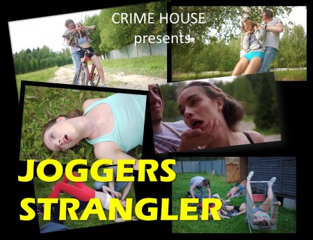 JOGGERS STRANGLER - JOGGERS STRANGER
5 GREAT STRANGULATION SCENES!
NEW SEXY MODEL! AVAILABLE FOR CUSTOMS!

Starring (in an order of appearance): Annabelle, Steals, Gloria (NEW MODEL!)  sexy model nude-category, available for customs!, Li, Angelina, Den
FETISH ELEMENTS
Strangled on her bicycle! 
Strangled behind the tree
Strangled on the grass after trying to escape
Neck Snapped
Strangled while yoga 
Body carrying 
Great exotic outside bodypile with bodies placed to bodybag!

Many fetish elements for strangling lovers: 
Garrote, Suddenly Attack, Attacks from behind, Different poses of strangulation, Words of mercy and begging, Legs Kicking, Death Stares, Tongues Out. Eyes Wide Opened 

PLOT

A maniac-strangled attacked a countryside cottages where young sporty girls like to ride bicycles and, walk and jog. He hated them  - girls didnt like him at school and in college, he became outsider and after he finally realized he cant built any relationship he started to kill. It was hard to catch him because he always changed location of murders. That sunny but terrible day he found his place of war there 
He saw the sexy brunette girl on her bicycle. He watched for a long time from an ambush. Sporty, slim, fresh young body in sexy shorts. He attacked her like an animal, he ran very fast and jumped at her from behind, and quickly  caught her throat in the rope. He started to strangle her very strong. She was in shock first seconds  she didnt realized what happened. She was standing in her bicycle and tried to replace the rope.  Her muscular trained ass, as befits a modern Instagram-girl crushed in agony. After a long strangulation he pushed her on the grass where strangled to her death. He took a body on his arm and carried it to his secret place near an old barn. After he took her bicycle and hided it. 
He wanted to kill more  it was his long hunting. He saw another victims  two jogger girls who ran. One of them was slim and another had sexy but not a slim body  big breasts and big ass. Seemed she started jogging not so long and decided to lose weight. She led a healthy lifestyle, took care of herself, she loved life and herself very much. Not just because she put on so short shorts that the cheeks of her huge ass could be seen naked and attracted men's looks!
He ran to kill them. He catches the slim girl first. Her well-fed friend ran away with panic. He wanted to run and catch her too  not to let her go away and call the police but he couldnt break his strangulation act. When he was strangling a poor girl his obsessive compulsive disorder receded, giving way to a loss of control and a thirst for pleasure and self-affirmation. He killed his victim near the tree enjoying her gasping and agony. After he took her fresh corpse to the barn. 
That time ran-away girl was crying and calling for help. She met a cottage but door was closed. She started to knock the door and shout Help! Help please! It wasnt far from the murder scene, so the maniac was lucky again. He ran to catch her. Girl ran away but he deadly attacked her in the field. 
He sexy body was great in agony. She tried to ask him to let her go but soon the rope was so hard she could only gasp Her strong bare legs was kicking on the ground. Face became pail, eyes was widely opened in shock of choking and thirst for life. Her wet tongue swollen with pain was out her opened mouth, She made a really death stare of choked person and died. 
When she cried for help the girl who lived in the cottage heard her cries but didnt realize what it was. She slowly went to the window and look outside. Nobody. She went down and opened the door, came out and look through. She did everything  slowly, thats why the  maniac already had time to strangled a girl and was going to search new victims. Lonely girl near her house was a great one but he was afraid somebody else was at home, so he decided to kill her quickly and with no noise. He snapped her neck. Poor girl even didnt have time to understand it was her end. Her face became a mask of fear and death, her body failed to the floor and her muscles began to contract in post-mortem convulsions, which is why the body began to twitch posthumously.
The maniac carried her corpse out. The last girl was doing yoga in the field. The maniac stalked her from behind and brutally strangled. 
He was a little tied  it was hard day with five killings. He went to his secret place and now we see the five bodies with flat clothes to let us see their breasts. He played with bodies and started to pack them to rubbish-bags

IF YOU LIKE THIS MOVIE PLEASE CHECK OUT
UNHAPPY BIRHDAY 
HOUSE OF 7 CORPSES
HOUSE OF 8 CORPSES
HOUSE OF 9 CORPSES