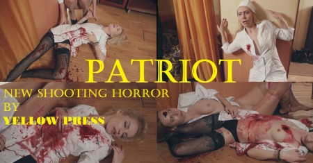 PATRIOT - PATRIOT (2 doctors shot!)
Starring: Christy, Marianna, Kit, Anatoliy 
First Shooting Movie with Marianna! 
Bloody Shooting 
FETISH ELEMENTS:
Clothes and image:
Sexy Doctors and Nurses Uniform 
Black Stocking 
Body Pantyhose 
Sexy Lingerie 
Tatoos
Death-way:
Shooting to the belly 
Shooting to the heart 
Shooting to the chest 
Headshot 
Agony before death 
Blood effects 
Death stare 
Plot
Bobby is a son of old redneck. His father was in war and had psychological trauma. He is proud he is old soldier and wants his son go to the army.
But his son, medical student, doesnt want to go to the army. His girlfriend (she is a doctor) promised she had a communication in a military hospital and doctors can help him to miss  the army for money.  
Bovvy wakes up with his girlfriend and her friend when his father enters the house. Father is proud of his son and want him to go to the army just now. Girls dress in the doctor uniform, put on stocking and pantyhoses and laugh at Bobbys father and his old-fashioned words about patriots, Cold War, danger from USSR side and so on. Father sais that its better to be killed on war than leave without army. 
Girls whisper to Bobby: Dont worry! Will help to slope the army!
Father hears it and looses control:
 What?! Slope the army?!
Boddys girlfriend decides to be honest:
Army is only for rednecks!
Old Father cant stand it and shoots to the girls belly. She is in shock and abony and asks for help. 
Help her! - father plays the game. Help her, son! Take my gun and attack me! Imagine that Im the enemy of the state! Save your girlfriend!
Son only begs father to stopю
You see he is helpless and cant save you because you helped him to slope the army! - says father and shoots the girl to the heart. 
Then he shoots her friend, another girl. 
Son understands that he can stand the violence and he understands his cruel father. He loves his father. He takes fathers gun and kills the girl to the head. 
But the war lessons are not over. Father wants his son to show him how can he mock enemy bodies. Bobby strips corpses. 
Youre ready to the war, sonny!  - son goes to the army with fathers gun and the father stays with dead bodies.

If you like this clip please check out the similar our clips at 
FREE MEDICINE
JOB FOR KILLER