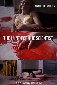 HUNT FOR THE SIENTIST - HUNT FOR THE SCIENTIST
CUSTOM
38 MINUTES!
I did like the video very much. Scarlett did amazing acting job. She acted the crawling, pain and defibrillation very well. I liked that you used a lot of blood, and the special effects were good. The camera work was also very good.
Customers Review 
Long story about female scientist who was shot by sniper. Great actress Scarlett Fandera acts very long agony and trying to survive. Very gory film!
If you like tragic end the film ends for you at 25-27 minute. If you like happy ends you can see her recovery through a pacemaker and survival and resurrection
Fetish Elements: 
Shooting, Sniper, Office, Very Much Blood, Very Long Agony, Reanimation, Medicine, Gory, Professional Acting 
CAST: Scarlett Fandera, Alex

Detailed Plot
Attempted Scientist Assassination


Scene 1 (5 MINUTES)

Scarlett is a very intelligent, very smart scientist working on a secret government project. A spy agency has been ordered to kill her to stop her work. One day Scarlett works late in the research lab. She leaves the research building late at night. She goes to her car in parking lot. All of sudden man with rifle (POV) shoots her when she is near her car. The bullet enters in her back and exists just below her rib cage. She feels a sharp stinging pain, but quickly realizes what happened and acts quickly. She hides behind her car to avoid being shot again. What follows is Scarlett very intelligently hiding from the shooter by moving between cars, walls, or barriers in the parking lot. The shooter shoots at her many times but the bullets are blocked or deflected by the objects Scarlett ducks behind. Eventually the shooter can't find Scarlett. She uses this time to run back into the building, go into one of the rooms, lock the door and hide behind a desk.

Scene 2 (20 Mintues)

5 Minutes

Now she has time to inspect her injury. She looks down to see her clothes covered in blood. She realizes she need to put pressure on the wound. Also she need to gag her mouth so she doesn't scream from the terrible pain. She takes off her shirt, cuts a small cloth from it, and ties it around her mouth. Then she puts the shirt on the bullet wound to put pressure on it. Then using her cellphone she will call the Scientist Protection Agency (SPA). This government agency is tasked with protection of high value scientists. In a whispering voice she tells them the situation and asks them to come save her from the shooter and bring medical help to save her life. They tell her they are coming they tell her to stay calm, stay hidden, try to not let pain sounds as much as possible. Then they tell they know where is from her tracker device implanted in her arm. She agrees and hangs up.

15 Minutes

By then, she had lost good amount of blood. There is blood around the injury area, blood on her shirt, blood lines going down stomach to her her legs all the way to her ankle, blood going down the sides of her body, blood from the entry wound going down her back. She continues to pressure the bullet wound with the shirt. She feels weak and sits down against the wall. She suffers in pain and pulls her knees to her face. She withers and moans in pain for several minutes. She is afraid she will die. She suffers in pain and agony for several minutes. She then slowly slides to the ground. She twists and turns in pain on the ground for several minutes. She tries hard to just moan in pain but not to scream so the shooter does not hear her. Then she suddenly passes out. Screen fades to black.

Scene 3 (12 MIN)

Scarlett heart stops. Every high value scientist has an implantable cardioverter-defibrillator (ICD) implanted into their chest by the SPA to help save them in this case. This internal defibrillator will shock the heart when its stops or beats irregularly. The device will shock Scarlett's heart many times over 10 minutes. The actress will simulate this by moving her chest and stomach up then down in a shock pattern. The shocks will become gradually stronger with time. Finally, one of the shocks will bring her pulse back. She wakes up. She sits up scared and breathing heavily as if she just woke up from a nightmare. She gets a call from the SPA that they killed the shooter and coming to get her.  
 
Clip Time: 37 Minutes
Actress: Scarlett
Actress Clothing: Black skirt + Red underwear + Yellow Bra + White camisole
Effects: Digital heart rhythm monitor bottom corner of screen  + heart rate sounds