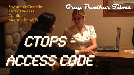 CTOPS  Access Code - Secret Agent Martin Chandler of the Counter-Terrorism Operations group is on the hunt for the new cell of CHAOS.   

First he must strangle Savannah into telling him where the Access Code for the headquarters is.  Then he must evade the sexy advances of Lacey Loveless, all in an effort to get to the big boss, Tomiko.  

He finally kills Lacey, who winds up spreadlegged with holes in her boobs, and finds Tomiko in her bath.  Multiple shots, culminating in a great headshot get the job done.  

A great sequel to the original CTOPS film!  (available on request.)