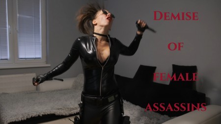 Demise of female assassins - Gun fun video of female assassins loosing their lifes in final gun fights with new digital blood effects. (digital blood only)

3 different outfits

many heroic death scenes

chest shots, belly shots