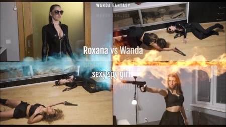 Roxana vs Wanda sexy spy girls - Roxana is spying on Wanda and trying to find the secret formula of regeneration power in her apartment when Wanda finds out what is happening....

elements: shooting, gunfun, chest shots, digital blood only