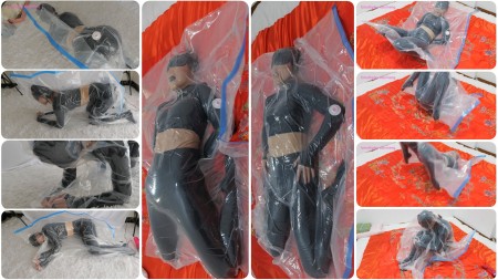 Breathplay Xiaomeng - Xiaoyu in Vacuum Bag with Empty Lungs and Blackout